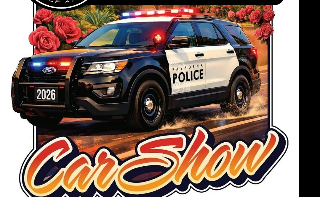 Pasadena PD Car Show partial flyer June 2026